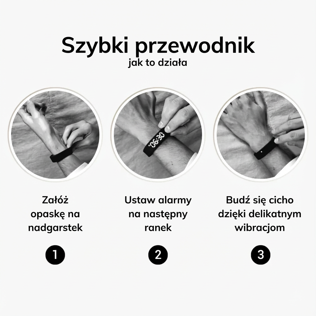 FitStart - Bransoletkowy Budzik Sensoryczny